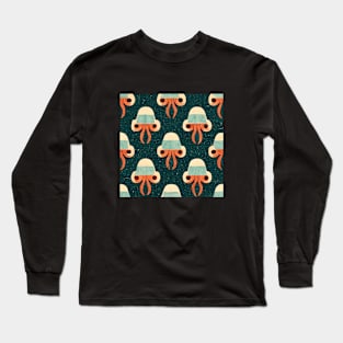 Squid Pattern Long Sleeve T-Shirt